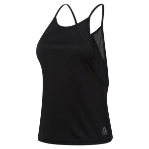 Reebok WOR Meet You There Muskelshirt Damen - Schwarz - DE 825-UPD